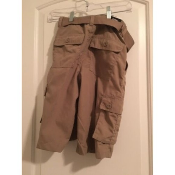 Street Rules Boys Cargo Shorts Khaki Brown Choose Your Size - Picture 5 of 8